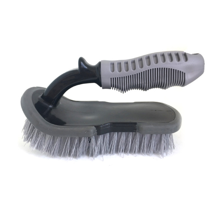 汽車(chē)洗車(chē)輪胎刷 車(chē)用清潔清洗刷 L型車(chē)載輪轂刷 輪胎清潔工具